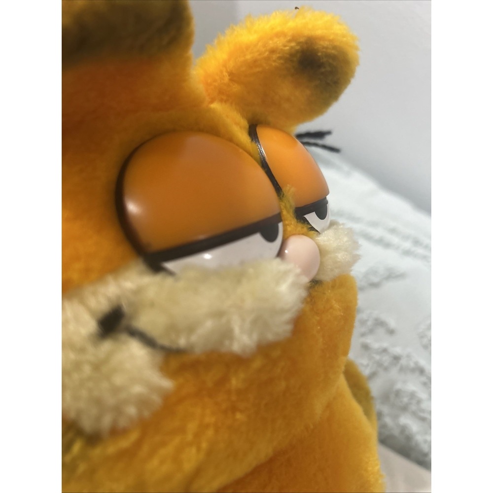 Vintage Dakin Garfield Sitting The Cat Plush Toy Stuffed Animal 1981 13in - Picture 15 of 16